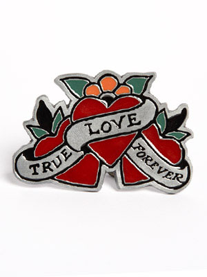 Show product details for Sailor Jerry- True Love Forever belt buckle (bb216)