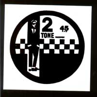 2 Tone- Record Label Design sticker (st11)