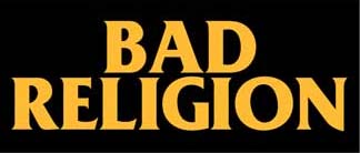 Bad Religion- Orange Logo sticker (st16)