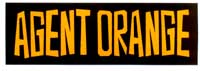 Agent Orange- Logo sticker (st19)