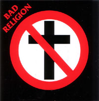 Bad Religion- Crossed Out Cross sticker (st31)