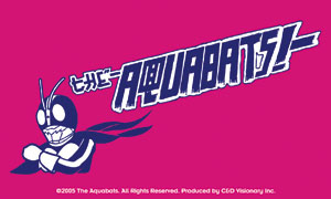 Aquabats- Hornet Logo sticker (st435)