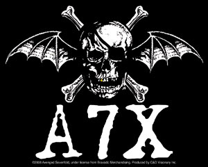 Avenged Sevenfold- Deathbat sticker (st444)