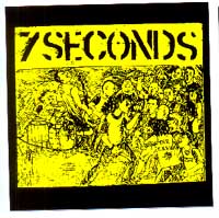 7 Seconds- Cartoon of Band Live sticker (st13)