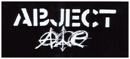 Abject- Logo sticker (st253)
