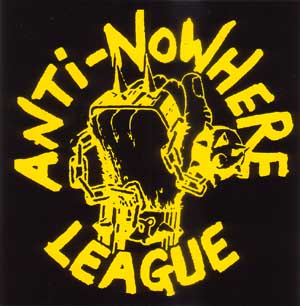 Anti Nowhere League- Spiked Fist sticker (st26)