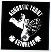 Agnostic Front- Skinhead sticker (st338)
