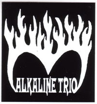 Alkaline Trio- Burning Heart sticker (st407)
