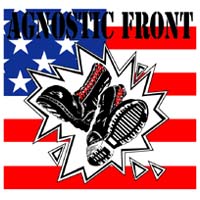 Agnostic Front- Boots And Flag sticker (st657)