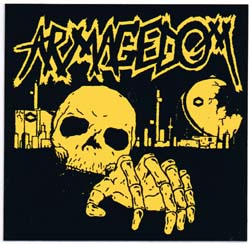 Armagedom- Skeleton sticker (st741)