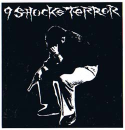 9 Shocks Terror- Guy With Gun sticker (st899)