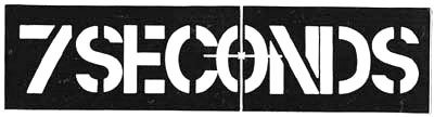 7 Seconds- Logo sticker (st927) 