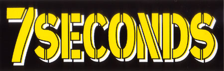 7 Seconds- Logo sticker (st183)