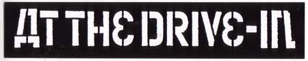 At The Drive In- Logo sticker (st125)