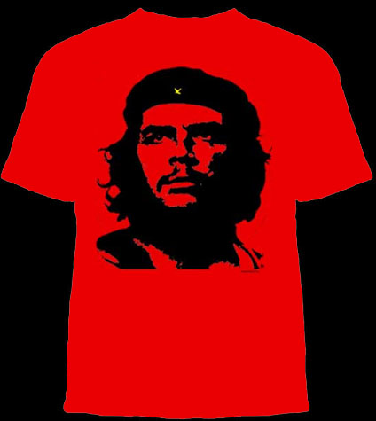 Che Guevara- Classic Pic on a red shirt