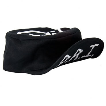 DRI- Skanking Guy on top, Logo under brim on a black painter hat