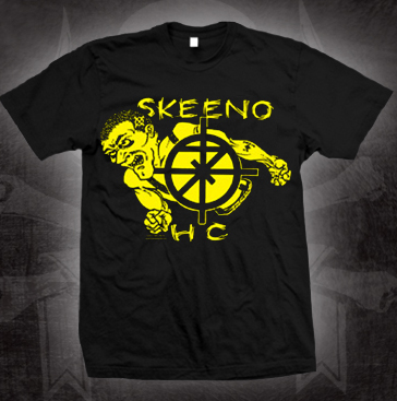 7 Seconds- Skeeno HC on a black shirt
