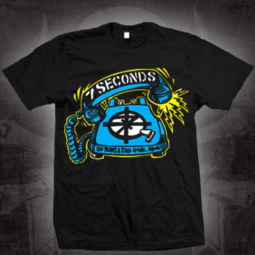 7 Seconds- 30 Years on a black shirt
