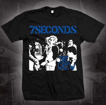 7 Seconds- The Crew on a black shirt