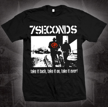 7 Seconds- Take It Back on a black shirt