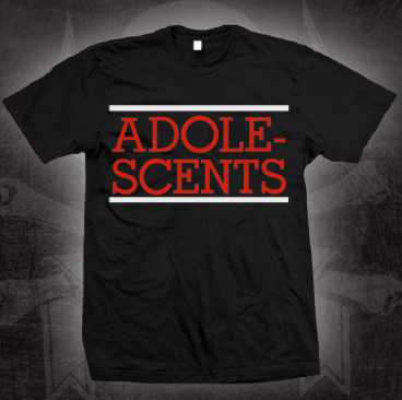 Adolescents- Logo on a black shirt