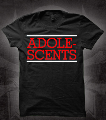 Adolescents- Logo on a black girls fitted shirt