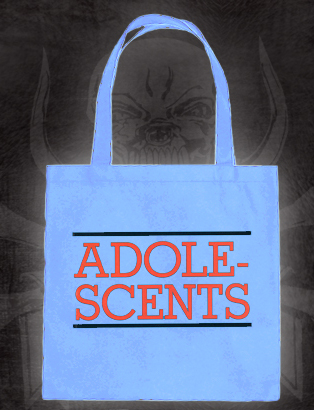 Adolescents- Logo on a blue tote bag