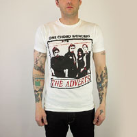 Adverts- One Chord Wonders on a white slim fit shirt