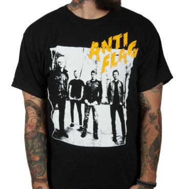 Show product details for Anti Flag- Clash Pic on a black shirt (Comes with a card with a unique code so you can download their Clash covers, The People Or The Gun, and 4 unreleased bonus tracks!!)