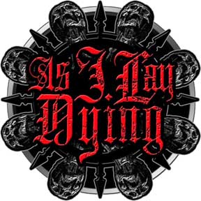 As I Lay Dying- Skulls belt buckle (bb269)