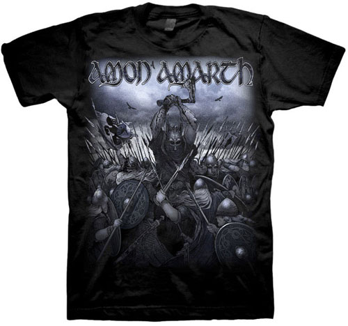 Amon Amarth- Wolford on a black shirt