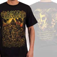 Amon Amarth- Loki on a black shirt