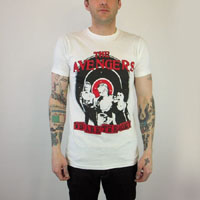 Avengers- We Are The One on a white slim fit shirt