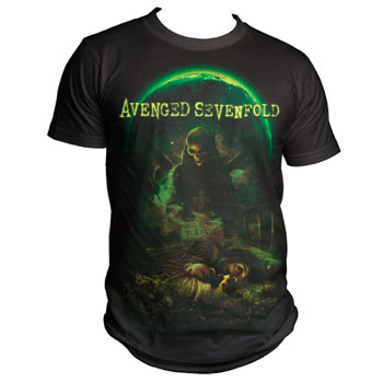 Avenged Sevenfold- Killing Moon on a black shirt