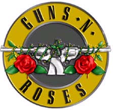 Guns N Roses- Bullet Logo belt buckle (bb268)