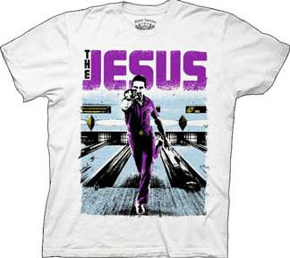 Big Lebowski- The Jesus on a white shirt