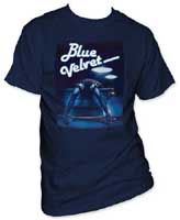 Blue Velvet- Pool Table on a navy shirt