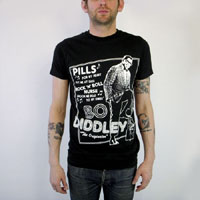 Bo Diddly- Pills on a black slim fit shirt