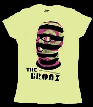 Bronx- Ski Mask on a lemon girls fitted shirt