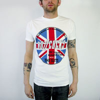 Buzzcocks- UK Tour 1978 on a white slim fit shirt