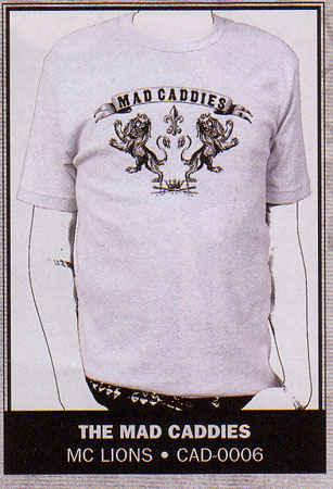 Mad Caddies- Lions on a charcoal shirt (Sale price!)