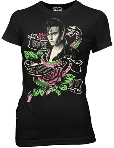 Cry Baby- You're Beautiful Baby on a black girls fitted shirt