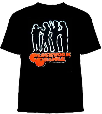 Clockwork Orange- Silhouette on a black shirt