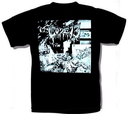 Code 13- Doomed Society on a black shirt (Sale price!)