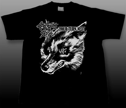 Concrete Sox- Your Turn Next on a black shirt