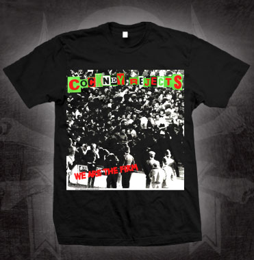 Cockney Rejects- We Are The Firm on a black shirt