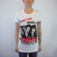 Cramps- Does Rock N Roll Breed VD? on a natural girls fitted shirt