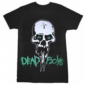 Dead Boys- Skull on a black slim fit shirt