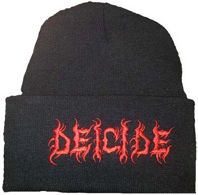 Deicide- Logo embroidered on a black beanie