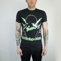 Dictators- Faster And Louder on a black slim fit shirt